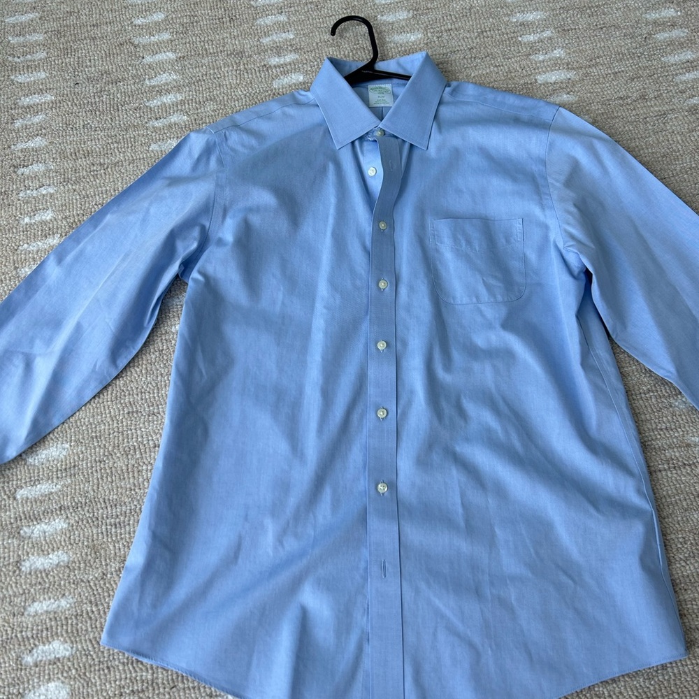 NWOT Brooks Brothers Men's Slim Fit Blue Shirt